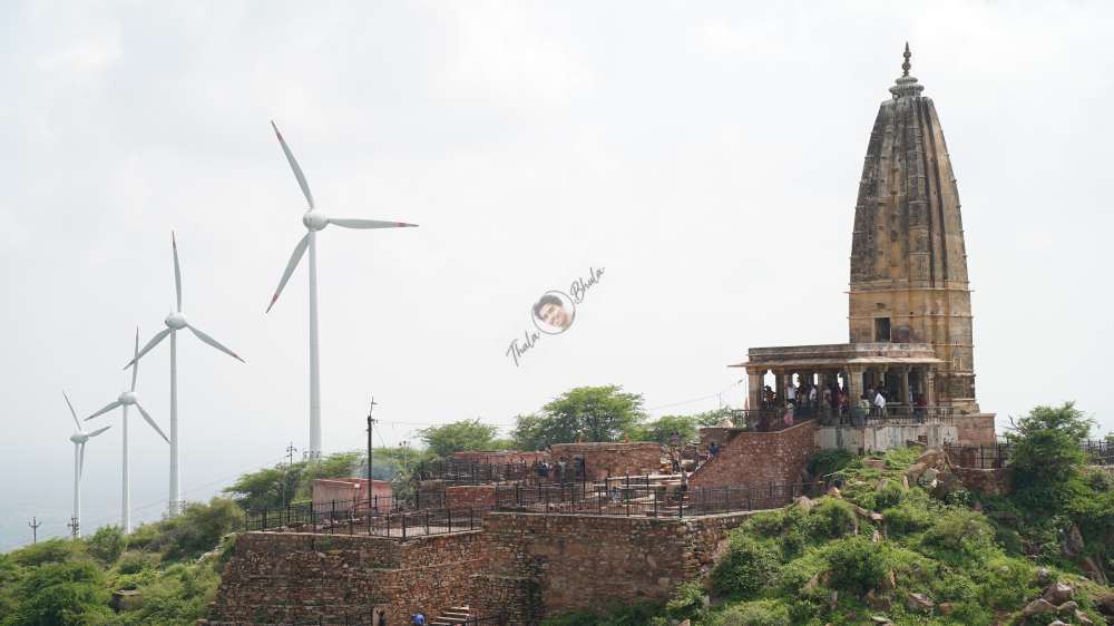 Harshanth temple view in sikar rajasthan india